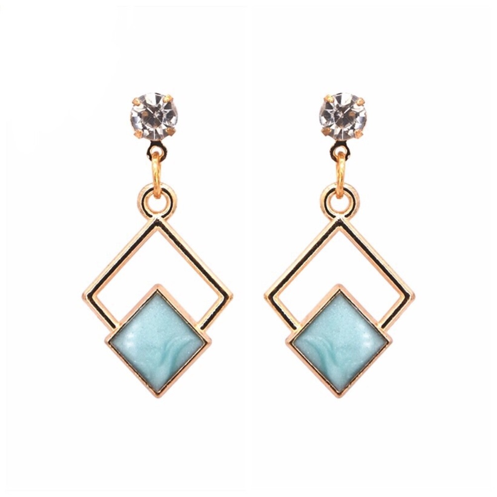 Geometric Quadrilateral Earring